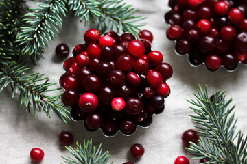 red berries on the table