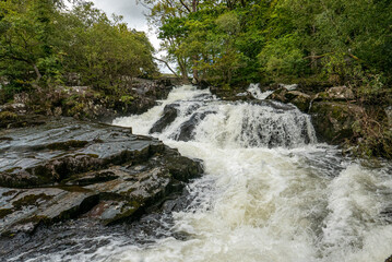 Waterfall in North Wales 0887