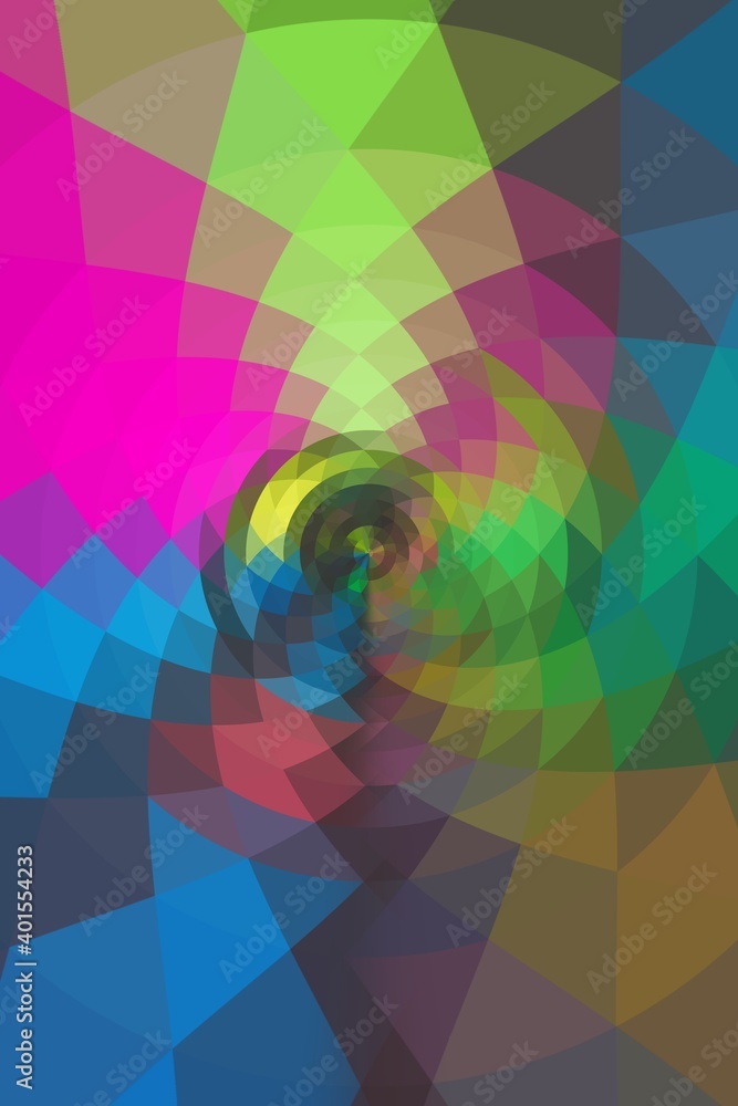 Poster abstract colorful background retro type with triangles