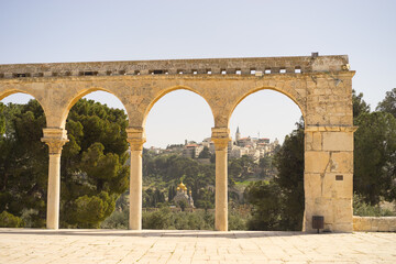Mosque in Jerusalem Israel - March 20, 2018