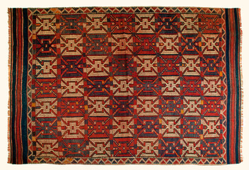 Traditional old handmade Turkish carpet