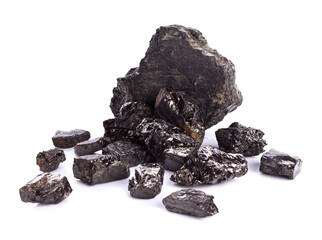 Mineral fossil coal