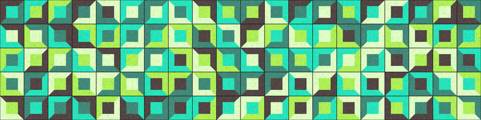 Abstract Geometric Pattern generative computational art illustration