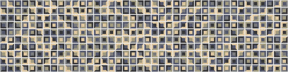 Abstract Geometric Pattern generative computational art illustration