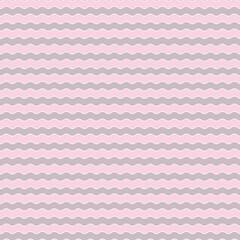 Wavy stripes seamless background. Thin hand drawn uneven waves vector pattern. Striped abstract template.