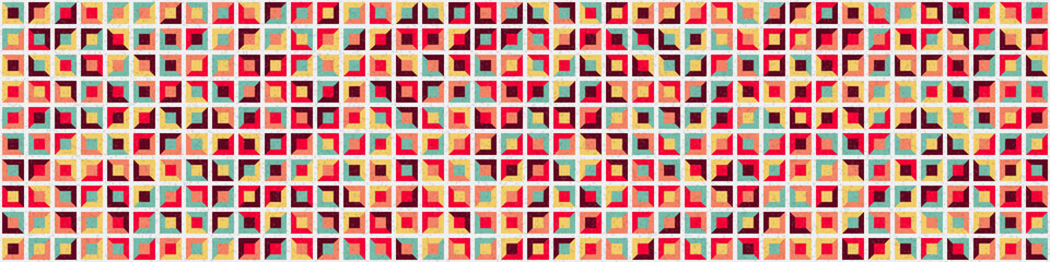 Abstract Geometric Pattern generative computational art illustration
