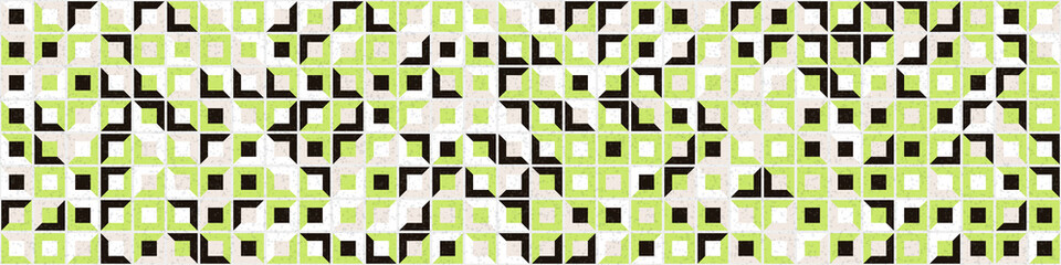 Abstract Geometric Pattern generative computational art illustration