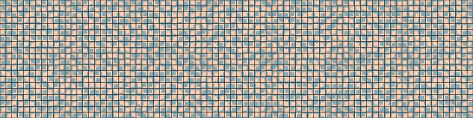 Fototapeta premium Abstract Geometric Pattern generative computational art illustration