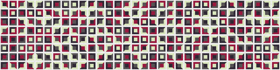 Abstract Geometric Pattern generative computational art illustration