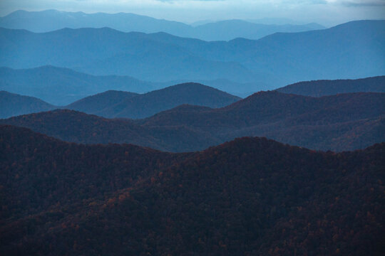 Blue Ridge Parkway Mountain Layers