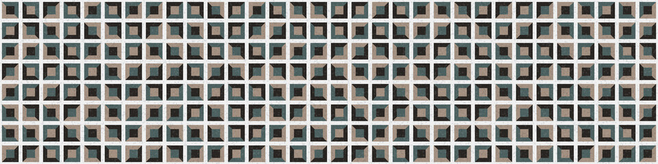 Abstract Geometric Pattern generative computational art illustration