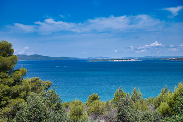 Around Croatia, the coastal road from Zadar to Split.