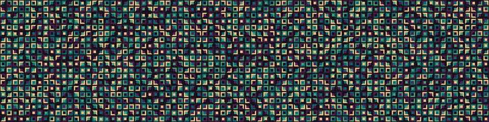 Abstract Geometric Pattern generative computational art illustration