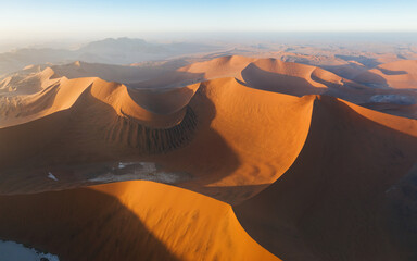 Namibian dunes, South Africa, aerial shot