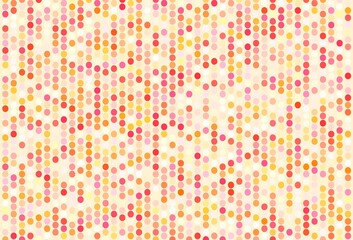 Light Red, Yellow vector backdrop with dots.