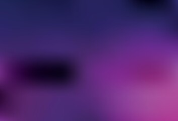 Dark Purple vector blurred shine abstract template.