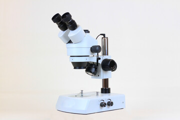 SZM45 series 
trinocular stereo zoom microscope on white background