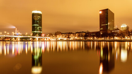 Frankfurt am Main Skyline - Germany - December 2020