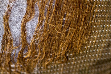 Fabric Fibers Close Up