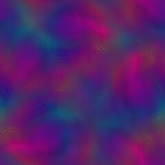 Blurry gradient glitch abstract watercolour texture background. Wavy irregular bleeding dye wash seamless pattern. Digital tie dye ombre distorted all over print. Variegated modern backdrop.  © Limolida Studio