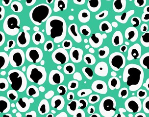 Dots on Green - High Resolution Illustration. Vector illustration