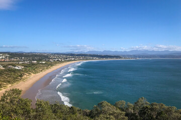Scenic view of Solar beach, Plettenberg Bay, South Africa.