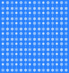 seamless pattern with snowflakes