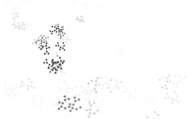 Light Gray vector texture with artificial intelligence concept.