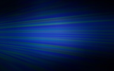 Dark BLUE vector background with straight lines. Colorful shining illustration with lines on abstract template. Pattern for ads, posters, banners.