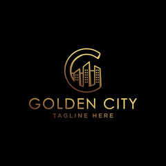 G Urban Logo — City Building Monogram Emblem