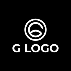 G Circular Monogram — Minimal Letter G Emblem