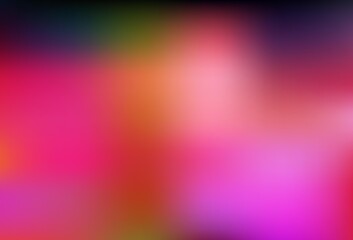 Dark Red vector blurred bright pattern.