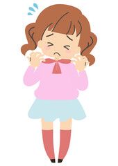 アレルギーで痒がる子供