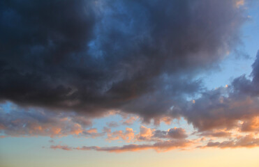 vanilla sky background and cloud