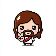 vector design of Jesus love	
