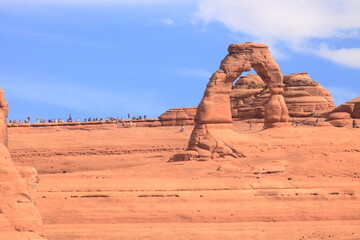 Delicate Arch close-up, Arches National Park, Utah