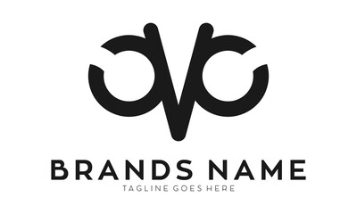 Fototapeta premium Letter C and V illustration vector logo