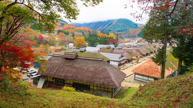 Ouchijuku village in Fukushima prefecture, Tohoku, Japan.