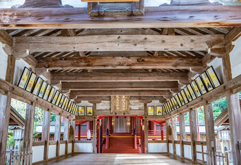 世界遺産「神宿る島」宗像・沖ノ島と関連遺産群　 宗像大社辺津宮拝殿　日本　福岡県