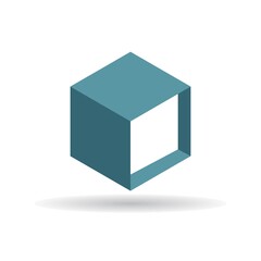 Cube business vector