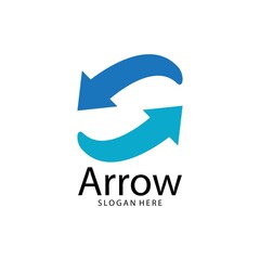 Arrow illustration logo