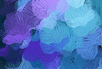 Dark Pink, Blue vector texture with abstract forms.