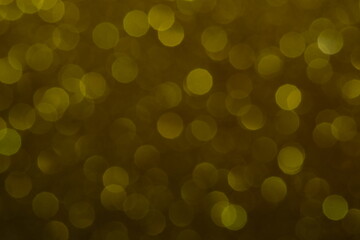 Golden light bokeh glitter background. Image photo