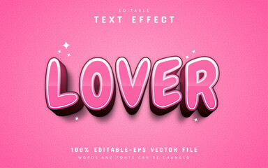 Lover text effect
