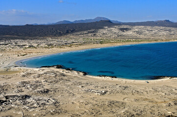 Praia em Bir Ali. Iemen