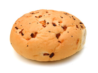 loaf of bread isolated on white