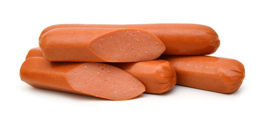 Stack Sausage, breakfast on white 