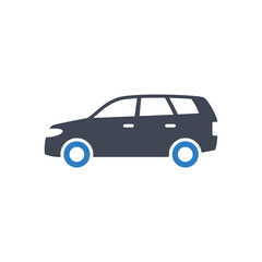 Obraz premium MPV car icon