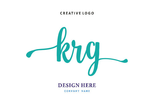 KRG lettering logo is simple, easy to understand and authoritative