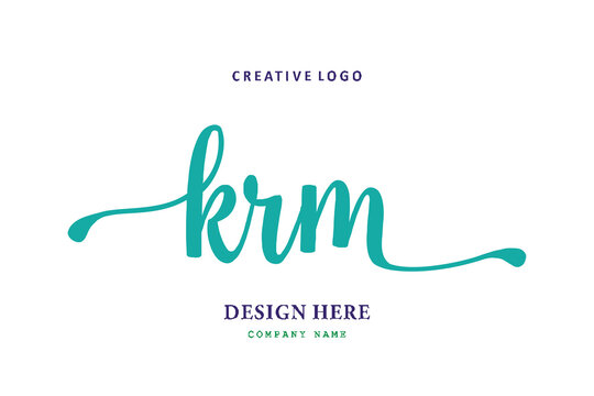 KRM lettering logo is simple, easy to understand and authoritative